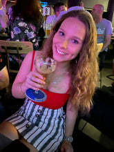 Load image into Gallery viewer, Wine & Champagne Bling Coaster 6 Pack Assorted Colours.