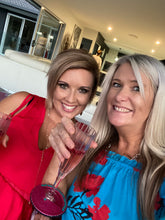 Load image into Gallery viewer, Wine & Champagne Bling Coaster 6 Pack Assorted Colours.