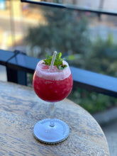 Load image into Gallery viewer, Wine & Champagne Bling Coaster 6 Pack Assorted Colours.