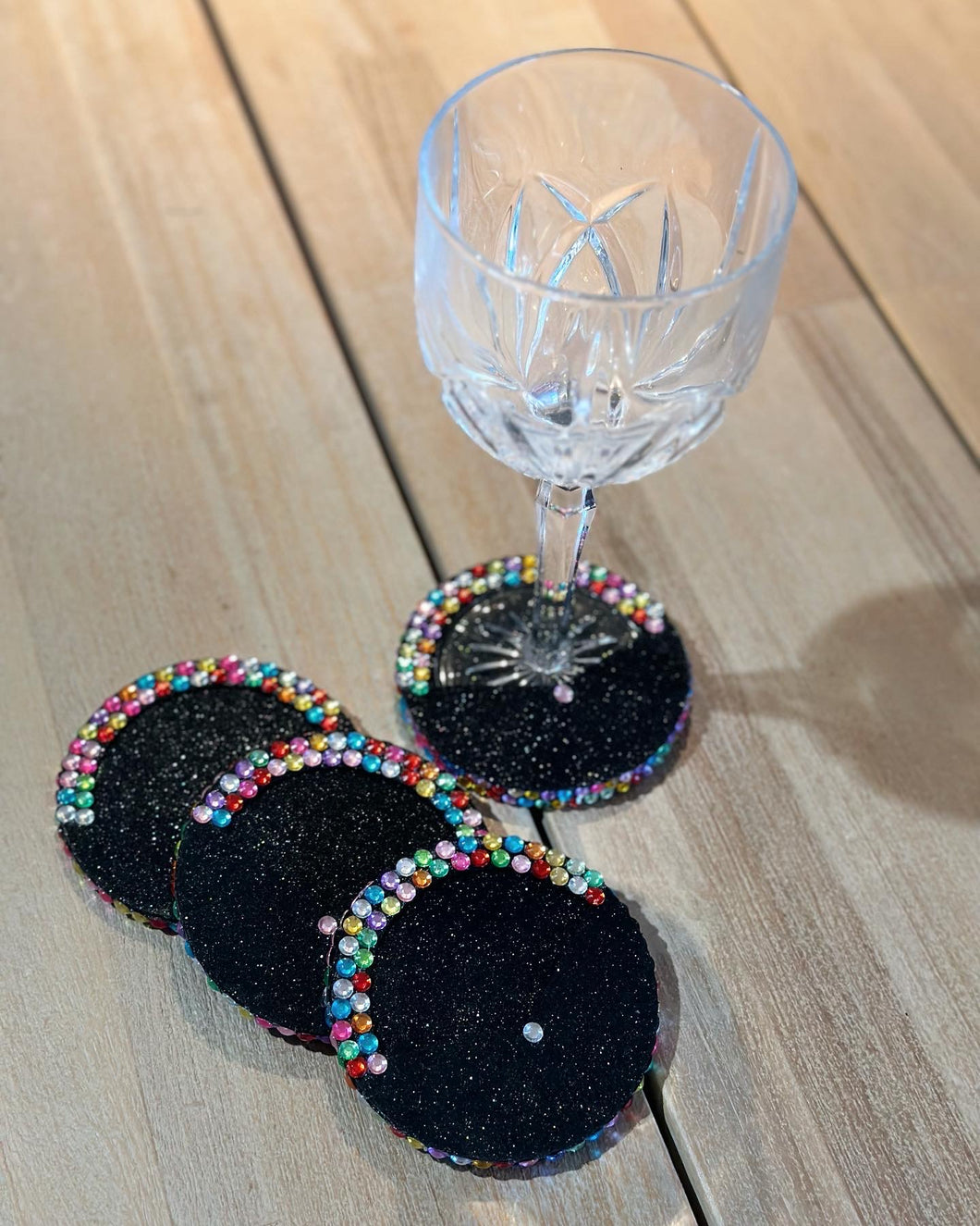 Glitz Freckle Wine Coaster 6 pack