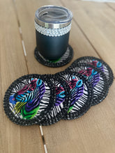 Load image into Gallery viewer, Zebra Wetsuit Regular Coasters Black 6 Pack
