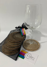 Load image into Gallery viewer, Wine &amp; Champagne Bling Single Coaster non-slip
