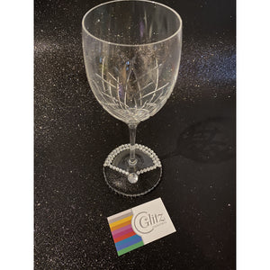 Wine & Champagne Bling Glamour Single non-slip Coaster