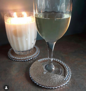 Glitz Candle Wine Coaster Combo pack